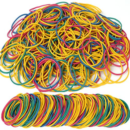 AIWOQI Rubber Bands Size 16 Elastic Rubber Band Strong Small 600 Pcs - color: Colors