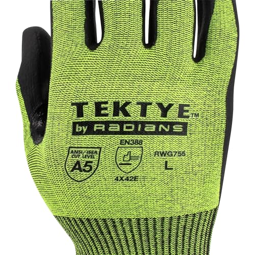 Radians Unisex Tektye™ Rwg755 Cut Resistant Work Glove - size: Medium
