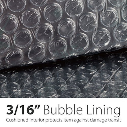Fosmon #6 Poly Bubble Mailer 12.5 x 16 (20 Pack), Lightweight Water/Dust/Shock/Tear Resistant Padded Shipping Envelopes for Book, Magazine, Documents - size: 20 Pack