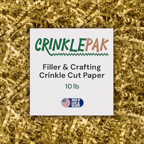 10LB French Vanilla Crinkle Paper Filler USA Made - color: French Vanilla, size: 10 LB