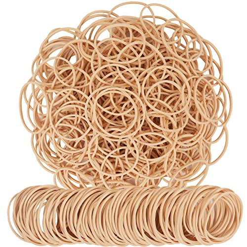 AIWOQI Rubber Bands Size16 Elastic Rubber Band #16 Light Brown 600Pcs - color: Light brown