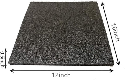6‑Pack Black Polyethylene Foam Sheets, 12 x 16 x 0.5 Inch Customizable Protective Tool Padding