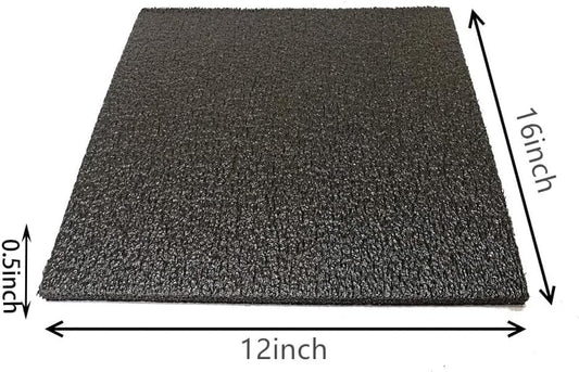 6‑Pack Black Polyethylene Foam Sheets, 12 x 16 x 0.5 Inch Customizable Protective Tool Padding