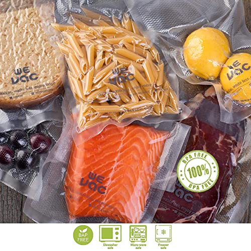 Wevac Vacuum Sealer Bags 11x16" 100 Gallon for Food Saver Vacuum Machine - size: 11"x16" 100 Count