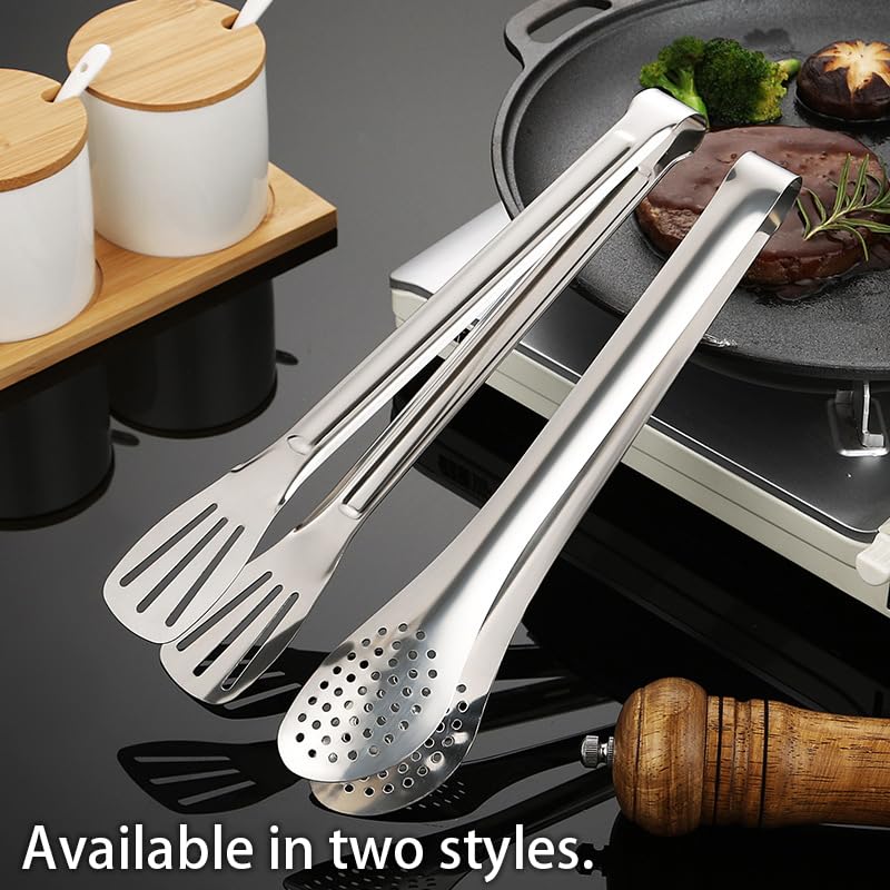 1Pcs Stainless Steel Kitchen Food Tong for Restaurant Kitchen (A-7inch) - size: A-7inch