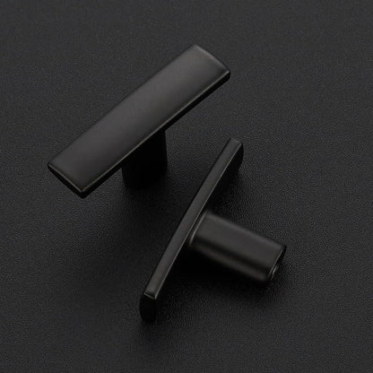 3 Pack Black Cabinet Knobs, 2in Length Curved Bar Drawer Pulls - color: Matte Black, size: 3 Pack, style: Curved