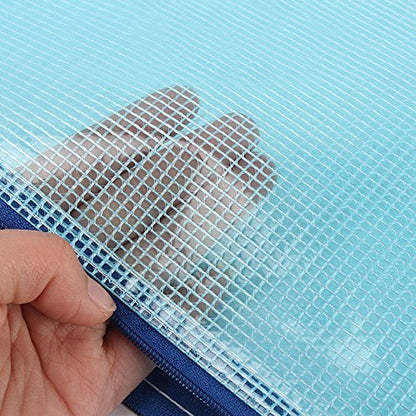 5Pcs Zipper Pouch Bags Receipt Holder Organizer for Documents and Envelopes - size: Small