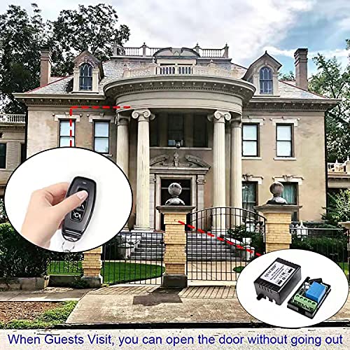 433MHz DC12V Wireless Remote Control Switch,1CH Dry Contact RF Relay - color: 3relays