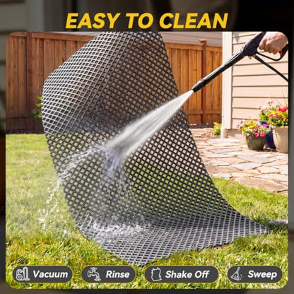 Door Mat Outside Entrance Drainage Waterproof Mat, Grey 36"x59" - color: Grey-a, size: 36"x59"