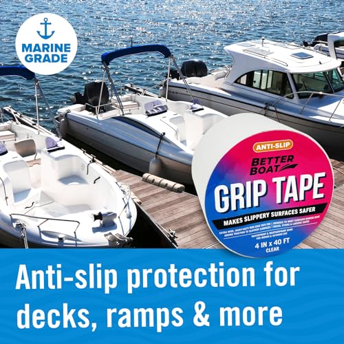 Anti Slip Tape for Outdoor Stair Treads, Non-Skid Grip for Stairs - color: Clear