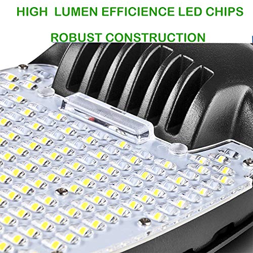 LED Shoebox Retrofit Lamp, 75/95/115W Selectable, 5000K, Rotatable E39 Base