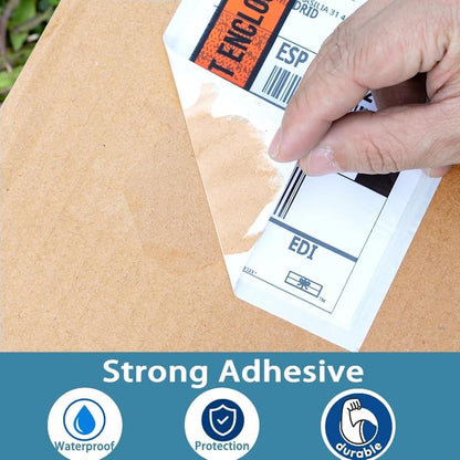 1000pcs 4.5”x5.5” Packing List Envelopes Self-seal Packing Slip Envelope Pouches Shipping Label Sleeves Top Loading Packing List Enclosed Bags. - size: 4.5"x5.5"