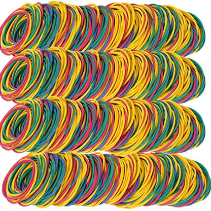 AIWOQI Rubber Bands Size 16 Elastic Rubber Band Strong Small 600 Pcs - color: Colors