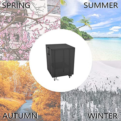 Outdoor Prep Table Cover for Outdoor Metal BBQ Table, 24x24x35 Inch - size: 24" x 24" x 35"