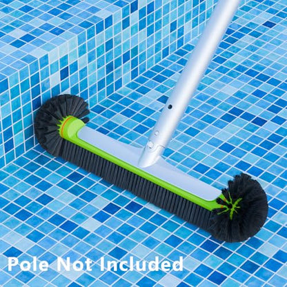 Sepetrel 17.5-Inch Hemispherical Pool Brush Head for All Pool Surfaces - size: 17.5" Hemispherical