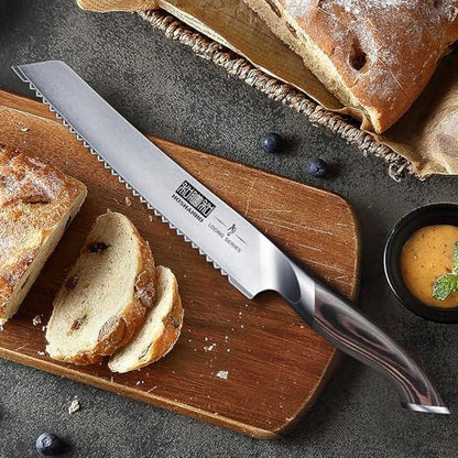 HOSHANHO Bread Knife 8 inch, Ultra Sharp Japanese Serrated Bread Knife - size: 8"