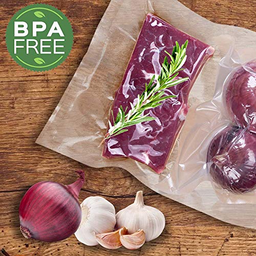MakMeFre 200 Gallon 11x16Inch Vacuum Sealer Bags for Food Storage - size: (200Count)Gallon11x16