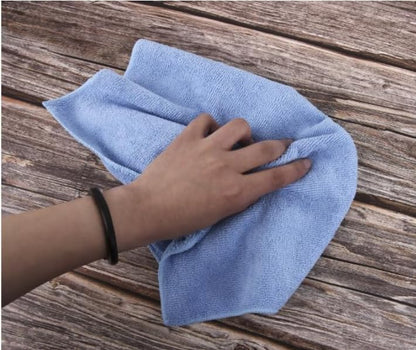 Tricol Clean Professional Extra-Thick Microfiber Cleaning Cloth 24 Pack Blue (300 GSM, 16in x 16in) - color: Blue, size: Pack of 24