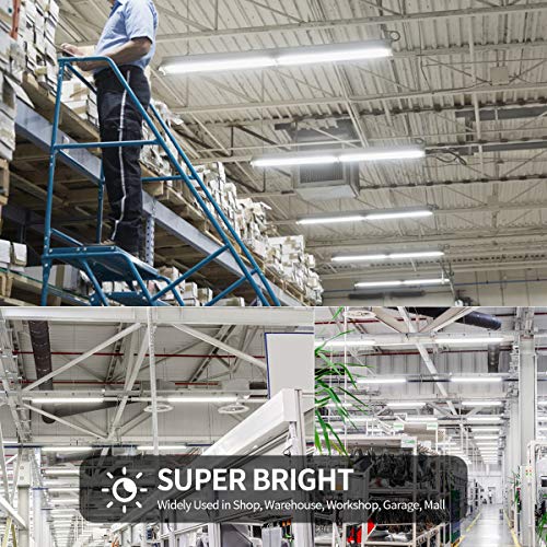 TRLIFE 4FT LED Light Bulbs, T8 4 FT LED Tube Lights 28W 6000K Cool White, 3360 Lumens Dual Row LEDs Replacement for 4FT Fluorescent Fixture, Clear Cover, Ballast Removal, Dual-end Powered(25 Pack)
