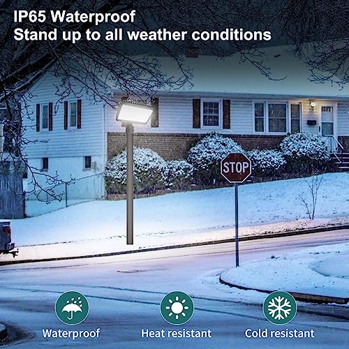 kadision 150W LED Flood Light, Dusk-to-Dawn Photocell, Slip Fitter Mount - size: 150W