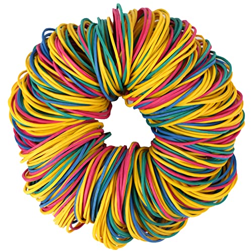AIWOQI Rubber Bands Size 16 Elastic Rubber Band Strong Small 600 Pcs - color: Colors
