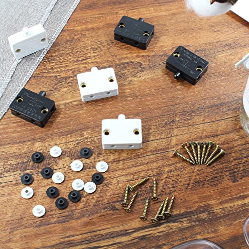 2Pcs Cabinet Light Switch, White - color: White 2PCS