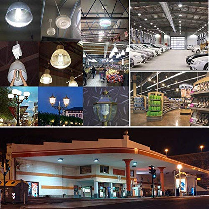 55W LED Corn Light Bulb (E39 Large Mogul Base) 5500Lm 6000K Cool White Daylight, for Metal Halide HID HPS Replacement Garage Parking Lot High Bay Warehouse Street Lamp Lighting 85V-265V
