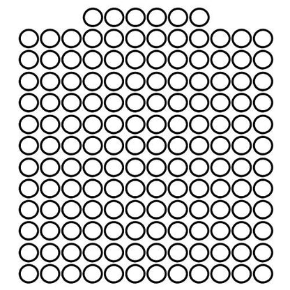 1/2'' Metal O-Ring Buckle Connector Round Loops Non Welded for Bags Webbing Purse and Belt Straps, Black, Pack of 150 - color: Black X 150 Pcs