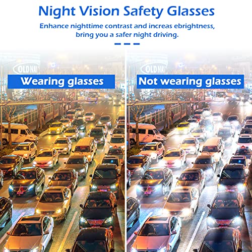 OXG 6 Pack Tinted Safety Glasses for Men Women, ANSI Z87.1 Eye Protection - color: Yellow