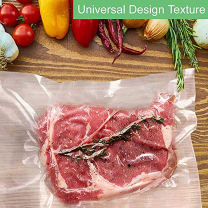 O2frepak Pint 6"x10" Vacuum Sealer Bags 200ct for Food Storage - size: 6" x 10" Pint Size(200count)