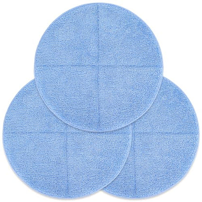Commercial 20 Inch Microfiber Carpet Bonnet Floor Machines Pads Compatible with Floor Machine: 3 Packs Microfiber Carpet Bonnet Floor Buffer Pads - color: 20 Inch-3 Pack-blue