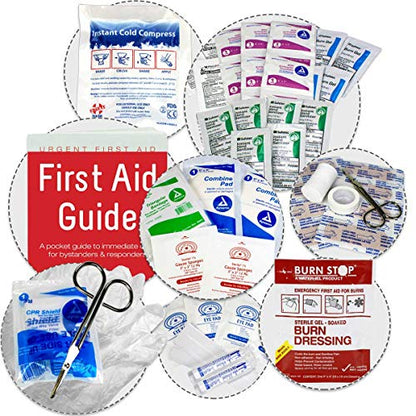 OSHA & ANSI Class A+, Type 1 & 2, 3-Shelf Cabinet - Pocket Liner-100 Person