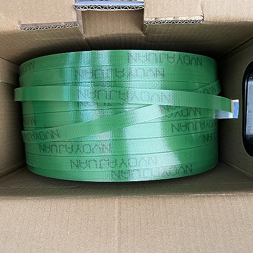 5/8" x.034 x1000ft Polyester (PET) Strapping Roll Pallet Packaging Poly Banding Plastic Packing Rope Green 1450lbs Break Strength - size: 5/8”x1000’