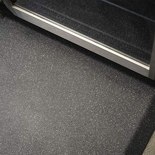 WellnessMats Anti-Fatigue Granite Motif Kitchen Mat, 36 Inch by 24 Inch, Steel - color: Steel, size: 36"L x 24"W x 0.8"Th