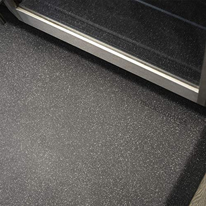 WellnessMats Anti-Fatigue Granite Motif Kitchen Mat, 36 Inch by 24 Inch, Steel - color: Steel, size: 36"L x 24"W x 0.8"Th