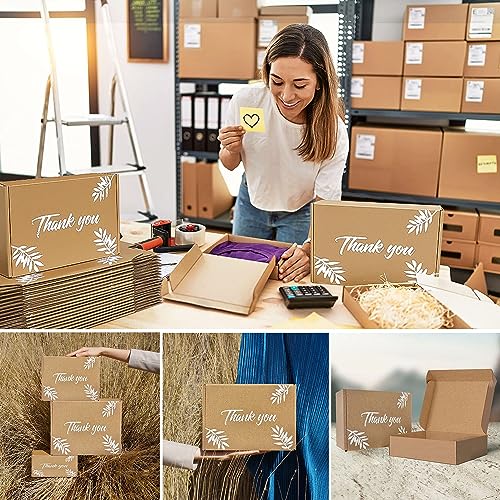 Shipping Boxes Inner Measurement 9x6x3 inches Brown Small Mailing Boxes 25 Pack Cardboard Corrugated Box Mailers (9X6X3) - size: 9X6X3