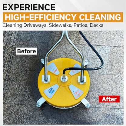 RIDGE WASHER Power Washer Surface Cleaner with Dual Handle, 16.5 Inch - size: 16.5" Pressure Washer Surface Cleaner