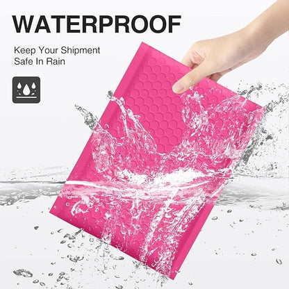 Koja Extra Thick Padded Bubble Mailers, 6x10 in, 25-Pack, Pink - color: Pink, size: 6 x 10" 25-Pack