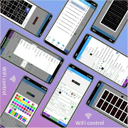 P10 Scrolling Led Sign Programmable Display Digital Sign Outdoor Message Board Led Open Signs For Business Custom Banner Word Light Advertising Wifi Control High Brightness Neon 39"X14" - size: P10 39"x14"x2" Indoor/Outdoor