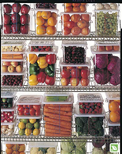 Rubbermaid Commercial Products Space Saving Square Food Storage Container 22 Quart Clear for Kitchen/Sous Vide/Meal Prep - size: 22 Qt., style: Container
