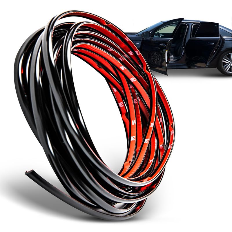 True Line Automotive L Shaped Car Door Edge Guards - 6 FT Car Door Edge Protector - Ultra-Durable Door Edge Guard with 3M Adhesive, Universal Fitting, Scratch Protection for Car Doors, Lightweight - size: 6 Foot