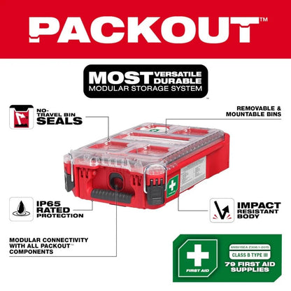 for Milwaukee Tool 48-73-8435C First Aid Kit and Housing, Polypropylene 79