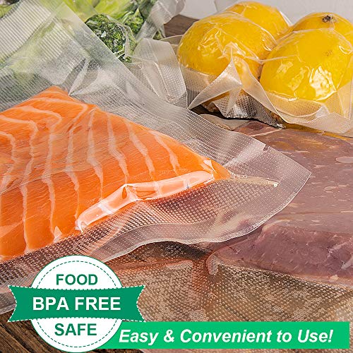 6Pack Vacuum Sealer Rolls with 8"&11"x20' 3 Rolls Each - size: 6=Pack 8"x20'(3Rolls)+ 11"x20' (3Rolls)