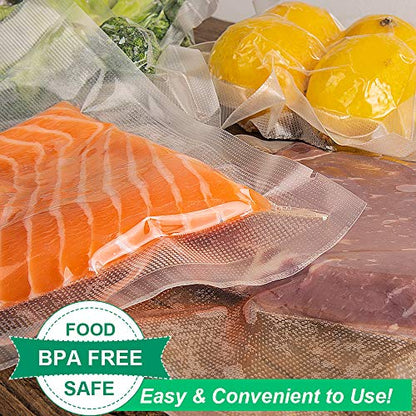 6Pack Vacuum Sealer Rolls with 8"&11"x20' 3 Rolls Each - size: 6=Pack 8"x20'(3Rolls)+ 11"x20' (3Rolls)