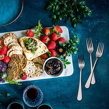 Hiware 12-piece Stainless Steel Salad Forks Dessert Forks Set, Dishwasher Safe, 6.7 Inches - size: 12-Piece (6.7 Inches)