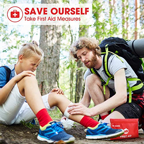 Small First Aid Kit 87 Pieces Travel Size Portable Emergency Medical Kit