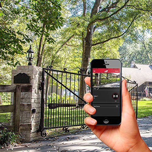 Mighty Mule Gate Opener, Solar and Smart Ready, Heavy Duty Automatic Gate Opener, Gates up to 18ft or 850lb, Single Gate Opener - Estate, MM571W-EST - size: Single Gate Opener - Estate