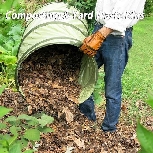 45 Gallon Collapsible Garden Bag Hard Bottom