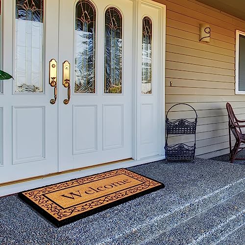Calloway Mills 120072436WELC Abbington Doormat 24" x 36" - color: Welcome, size: 2' x 3' (Rectangular)
