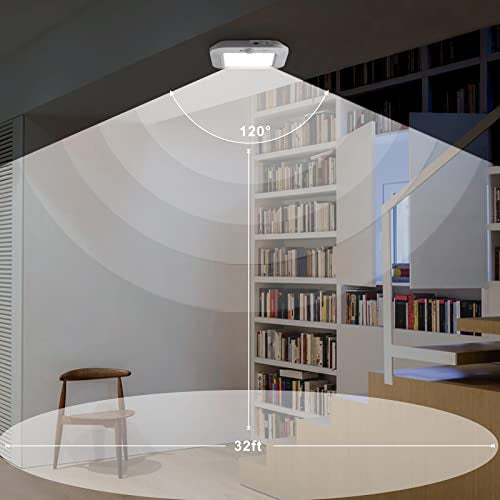 Rechargeable Motion Sensor Ceiling Light, Closet Light with USB Cable - color: USB 6000K